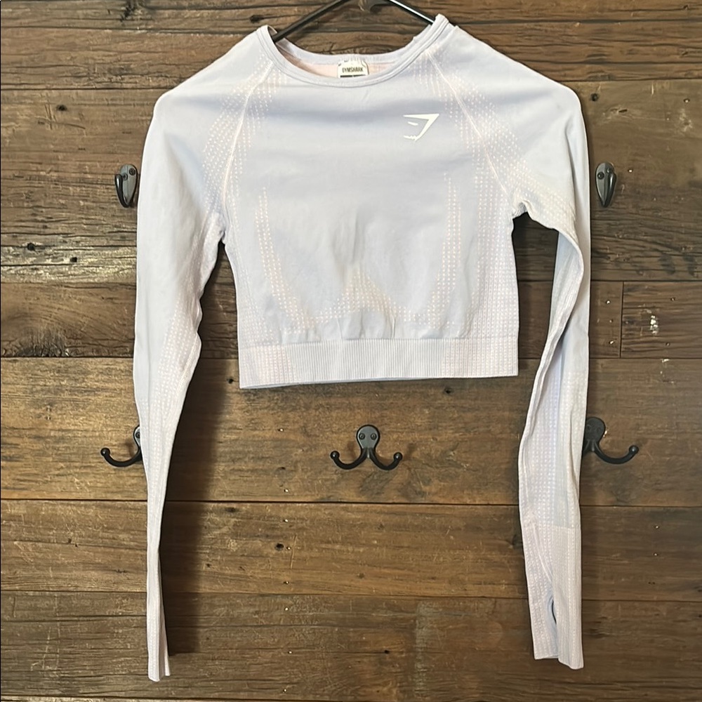 Gymshark Long Sleeve Fitted Crop Top